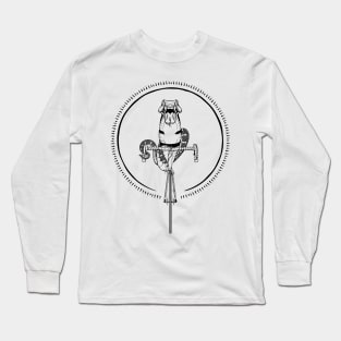 Snake riding a roadbike Long Sleeve T-Shirt